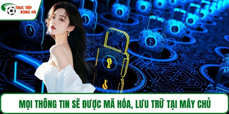 Mọi thông tin sẽ được mã hóa, lưu trữ tại máy chủ